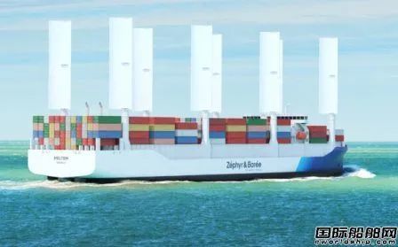 法國首艘風(fēng)力輔助推進集裝箱船設(shè)計獲BV原則批復(fù)，開啟船舶設(shè)計新紀(jì)元